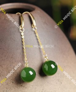 Bông Tai Ngọc Bích (BT010) 5