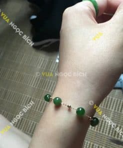 Vòng Tay Ngọc Bích Nephrite Jade (VT021) 8 Vòng Tay Ngọc Bích Nephrite Jade (VT021) 4