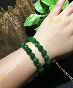 Chuỗi Vòng Tay Ngọc Bích Nephrite Jade 10mm (VT018) 14 Chuỗi Vòng Tay Ngọc Bích Nephrite Jade 10mm (VT018) 3