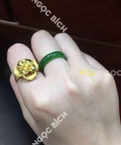 Nhẫn Bầu Ngọc Bích Nephrite Jade (NN030) 26 Nhẫn Bầu Ngọc Bích Nephrite Jade (NN030) 13