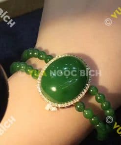 Chuỗi Vòng Tay Ngọc Bích Nephrite Jade 10mm (VT018) 22 Chuỗi Vòng Tay Ngọc Bích Nephrite Jade 10mm (VT018) 11