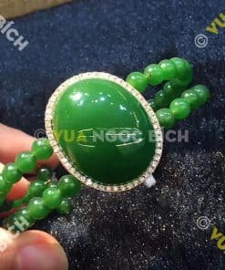 Chuỗi Vòng Tay Ngọc Bích Nephrite Jade 10mm (VT018) 21 Chuỗi Vòng Tay Ngọc Bích Nephrite Jade 10mm (VT018) 10