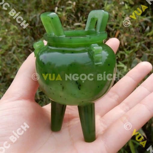 Lư Hương Ngọc Bích Nephrite Jade (VPPT008) 3