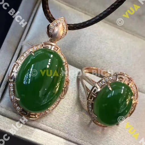 Mặt Dây Ngọc Bích Nephrite Jade (MD079) 3