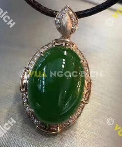 Mặt Dây Ngọc Bích Nephrite Jade (MD079) 8 Mặt Dây Ngọc Bích Nephrite Jade (MD079) 4