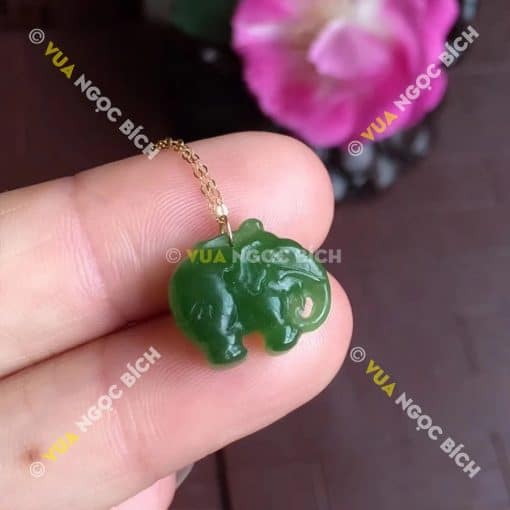 Mặt dây Ngọc Bích Nephrite Jade (MD086) 3