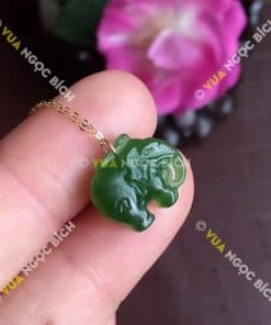 Mặt dây Ngọc Bích Nephrite Jade (MD086) 10 Mặt dây Ngọc Bích Nephrite Jade (MD086) 4