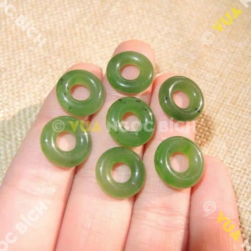 Mặt Dây Đồng Điếu Ngọc Bích Nephrite Jade (MD070) 3