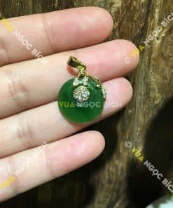 Mặt Dây Đồng Điếu Ngọc Bích Nephrite Jade (MD073) 7 Mặt Dây Đồng Điếu Ngọc Bích Nephrite Jade (MD073) 4