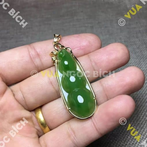 Mặt Dây Ngọc Bích Nephrite Jade (MD065) 3