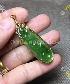 Mặt Dây Ngọc Bích Nephrite Jade (MD065) 4