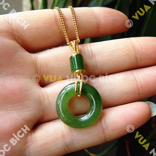 Mặt Dây Ngọc Bích Nephrite Jade (MD029) 3