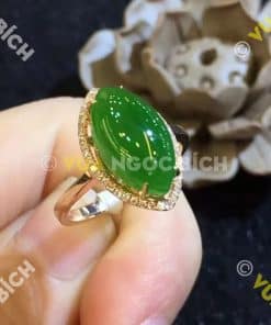 Nhẫn Ngọc Bích Nephrite Jade (NN016) 17 Nhẫn Ngọc Bích Nephrite Jade (NN016) 9