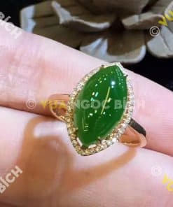 Nhẫn Ngọc Bích Nephrite Jade (NN016) 14 Nhẫn Ngọc Bích Nephrite Jade (NN016) 6