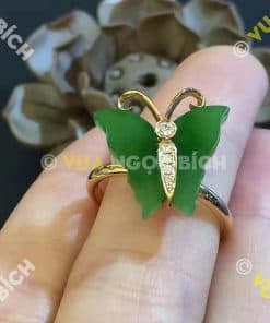 Nhẫn Ngọc Bích Nephrite Jade (NN017) 18 Nhẫn Ngọc Bích Nephrite Jade (NN017) 8