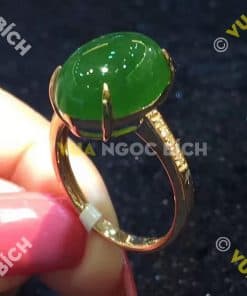 Nhẫn Ngọc Bích Nephrite Jade (NN018) 8 Nhẫn Ngọc Bích Nephrite Jade (NN018) 4