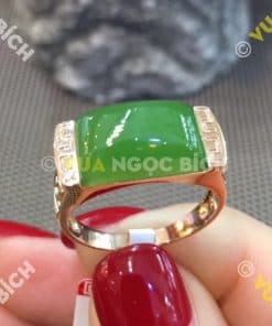 Nhẫn Ngọc Bích Nephrite Jade (NN019) 11 Nhẫn Ngọc Bích Nephrite Jade (NN019) 6