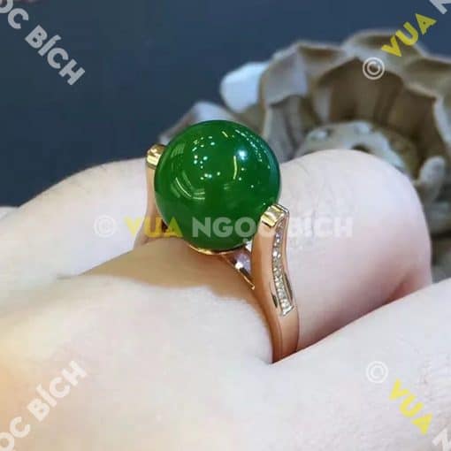 Nhẫn Ngọc Bích Nephrite Jade (NN020) 3