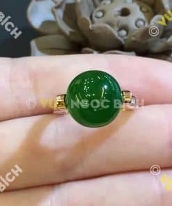 Nhẫn Ngọc Bích Nephrite Jade (NN020) 11 Nhẫn Ngọc Bích Nephrite Jade (NN020) 5