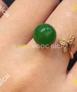 Nhẫn Ngọc Bích Nephrite Jade (NN021) 7 Nhẫn Ngọc Bích Nephrite Jade (NN021) 4