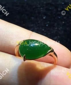 Nhẫn Ngọc Bích Nephrite Jade (NN023) 10 Nhẫn Ngọc Bích Nephrite Jade (NN023) 5