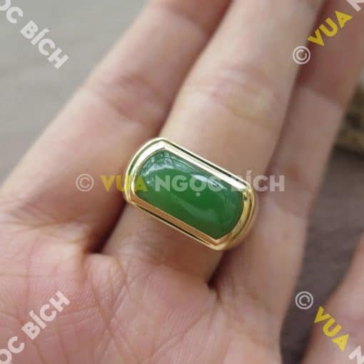 Nhẫn Ngọc Bích Nephrite Jade (NN025) 3