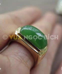 Nhẫn Ngọc Bích Nephrite Jade (NN025) 11 Nhẫn Ngọc Bích Nephrite Jade (NN025) 5