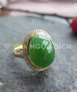 Nhẫn Ngọc Bích Nephrite Jade (NN028) 12 Nhẫn Ngọc Bích Nephrite Jade (NN028) 6