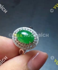 Nhẫn Ngọc Bích Nephrite Jade (NN029) 8 Nhẫn Ngọc Bích Nephrite Jade (NN029) 4