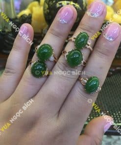 Nhẫn Ngọc Bích Nephrite Jade (NN035) 11 Nhẫn Ngọc Bích Nephrite Jade (NN035) 6