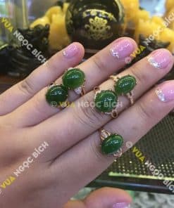 Nhẫn Ngọc Bích Nephrite Jade (NN035) 10 Nhẫn Ngọc Bích Nephrite Jade (NN035) 5