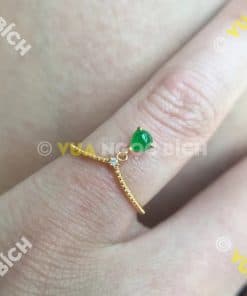 Nhẫn Ngọc Bích Nephrite Jade (NN038) 7 Nhẫn Ngọc Bích Nephrite Jade (NN038) 4
