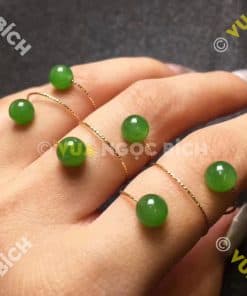 Nhẫn Ngọc Bích Nephrite Jade (NN050) 9 Nhẫn Ngọc Bích Nephrite Jade (NN050) 3