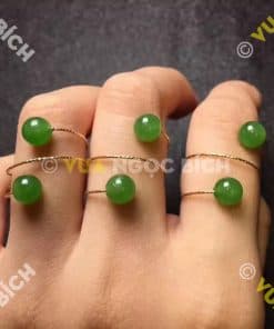 Nhẫn Ngọc Bích Nephrite Jade (NN050) 10 Nhẫn Ngọc Bích Nephrite Jade (NN050) 4