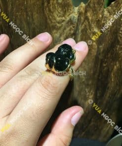 Nhẫn Tỳ Hưu Ngọc Bích Nephrite Jade (NN043) 9 Nhẫn Tỳ Hưu Ngọc Bích Nephrite Jade (NN043) 5