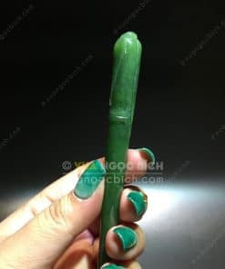 Trâm Cài Ngọc Bích Nephrite Jade (VPPT011) 7