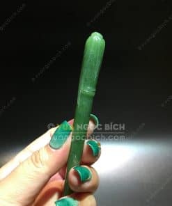 Trâm Cài Ngọc Bích Nephrite Jade (VPPT011) 6