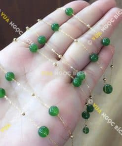 Vòng Cổ Ngọc Bích Nephrite Jade (VT023)