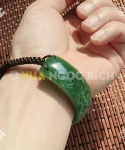 Vòng Tay Ngọc Bích Nephrite Jade Mix Dây Dù (VT019) 12 Vòng Tay Ngọc Bích Nephrite Jade Mix Dây Dù (VT019) 6