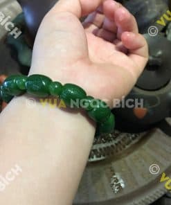 Vòng Tay Lu Thống Ngọc Bích Nephrite Jade (VT060) 20 Vòng Tay Lu Thống Ngọc Bích Nephrite Jade (VT060) 10