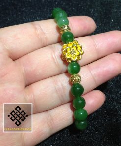 Vòng Tay Ngọc Bích 8mm Mix Charm Bạc (VT004) 9 Vòng Tay Ngọc Bích 8mm Mix Charm Bạc (VT004) 5