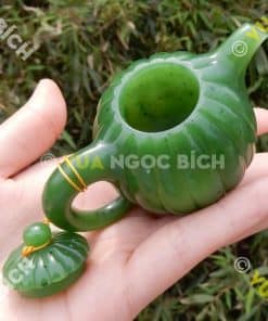 Ấm Trà Ngọc Bích Nephrite Jade (VPPT003) 10 Ấm Trà Ngọc Bích Nephrite Jade (VPPT003) 5