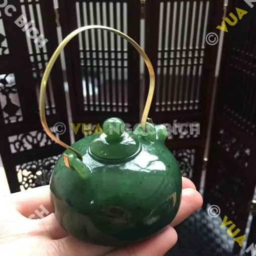 Ấm Trà Ngọc Bích Nephrite Jade (VPPT006) 3