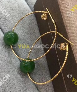 Bông Tai Ngọc Bích Nephrite Jade (BT022) 3