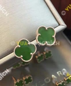 Bông Tai Ngọc Bích Nephrite Jade (BT023) 4