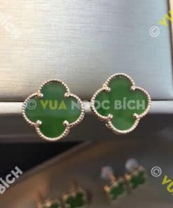 Bông Tai Ngọc Bích Nephrite Jade (BT023) 3