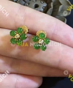 Bông Tai Ngọc Bích Nephrite Jade (BT031) 10 Bông Tai Ngọc Bích Nephrite Jade (BT031) 5