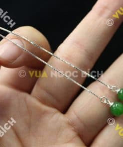 Bông Tai Ngọc Bích Nephrite Jade (BT033) 13 Bông Tai Ngọc Bích Nephrite Jade (BT033) 7