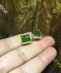 Bông Tai Ngọc Bích Nephrite Jade (BT035) 12 Bông Tai Ngọc Bích Nephrite Jade (BT035) 6