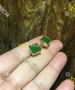 Bông Tai Ngọc Bích Nephrite Jade (BT035) 11 Bông Tai Ngọc Bích Nephrite Jade (BT035) 5